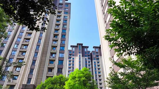 城市小区 高档小区住宅楼