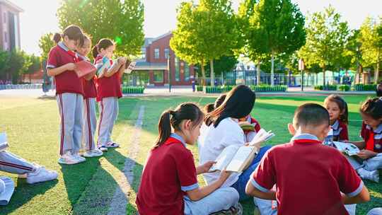 小学生读书儿童教育