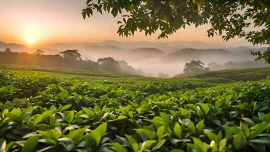 高山云雾茶园绿茶