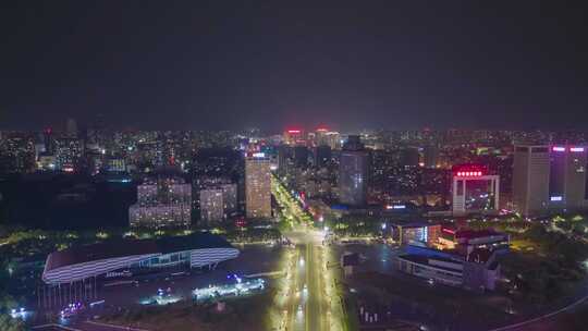 安徽蚌埠夜景延时淮河文化广场延时