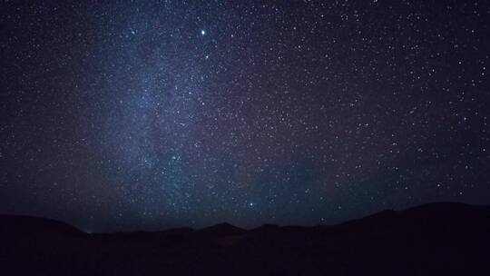 夜空中有许多星星视频素材模板下载