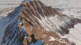 航拍乌兰察布大红山地质公园 沙漠戈壁高清在线视频素材下载