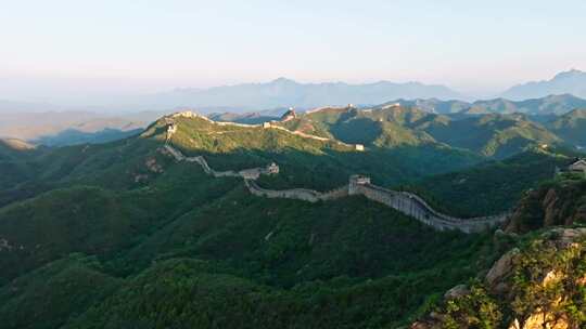 中国万里长城日出