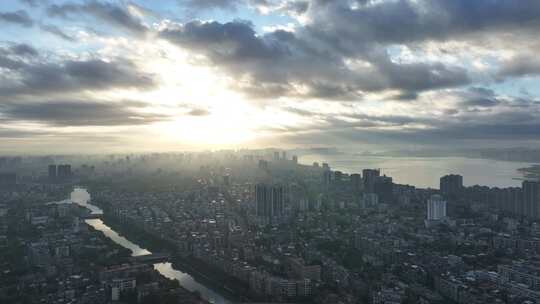 中国广东省汕头市城区大景