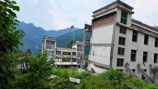 四川汶川映秀漩口中学地震遗址