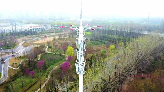 中国移动信号塔农村覆盖5G联通信号