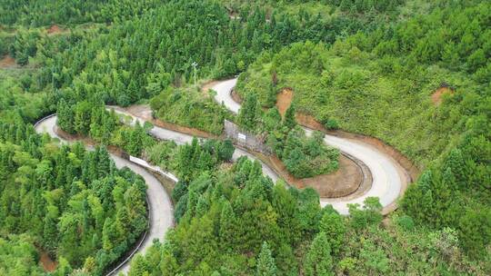 福建德化传媒山路山村十八格盘山公路