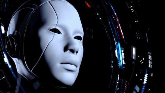 人工智能AI虚拟现实5G人脸识别技术视频素材视频素材模板下载
