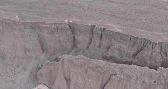 甘肃洪水河峡谷航拍