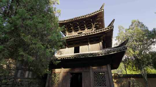 浙江丽水景宁畲族自治县云中大漈时思寺建筑