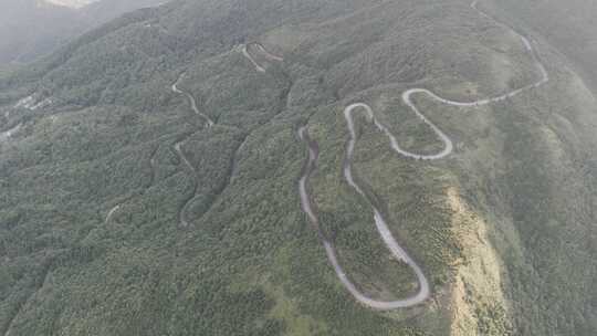 信宜大田顶日出航拍，高山云海，高山公路