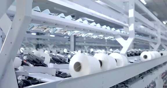 现代化工厂纺织生长制造工业经济发展