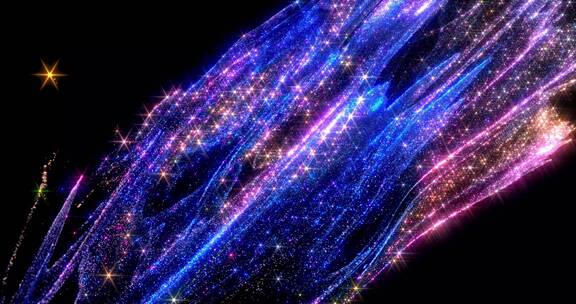 宇宙银河震撼宏大云团星空科幻科技特效电影