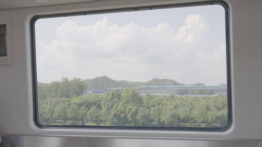 【地铁车窗】地铁车窗景物变换视频素材模板下载