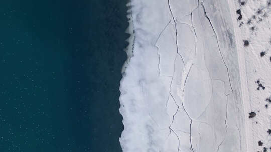 冬季美丽河流河水