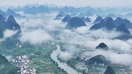 桂林山水 桂林风光 桂林航拍 风光风景