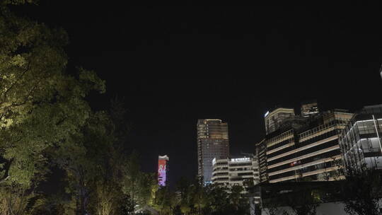 上海北外滩滨江夜景