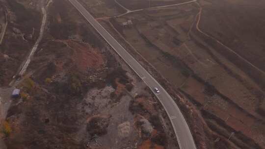 河北 石家庄 井陉县 道路 交通 秋天