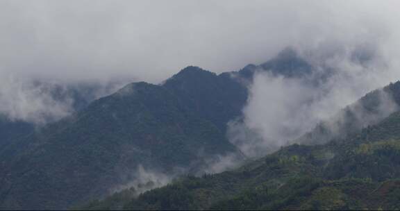 大山青山云雾弥漫02【延时】