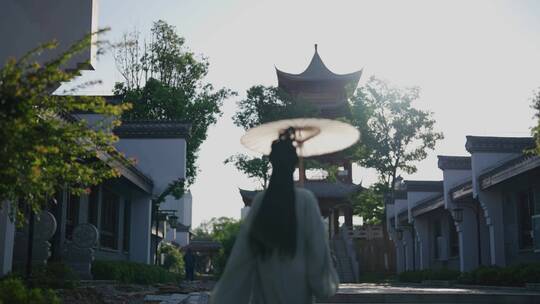 武汉东西湖区码头潭公园古装