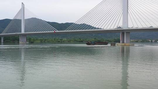 富阳大桥视频素材模板下载