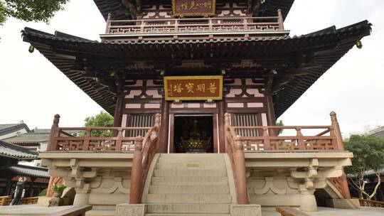 苏州寒山寺古建筑人文景观