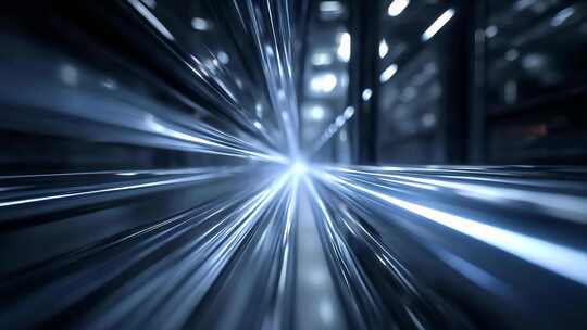 数据流光隧道极速穿梭未来