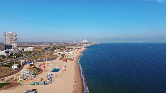 辽宁葫芦岛宣传片大海海岸线沙滩