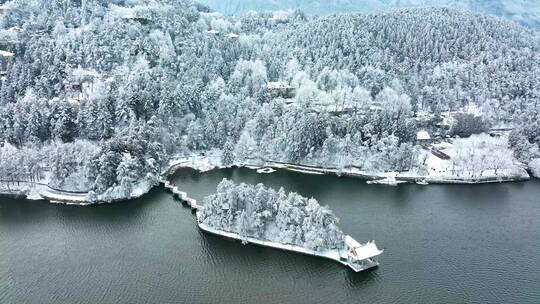 江西九江庐山风景区冬季雪景风光