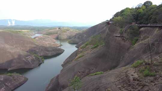 夏天郴州网红景点高椅岭丹霞风貌5