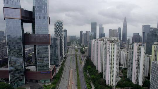 2022深圳南山腾讯滨海大厦视频素材模板下载