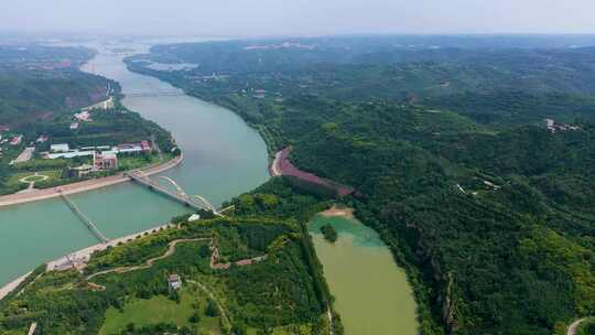 4K高清 河南省黄河小浪底景区