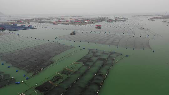 原创 福建宁德霞浦沙滩海岸线自然风光航拍