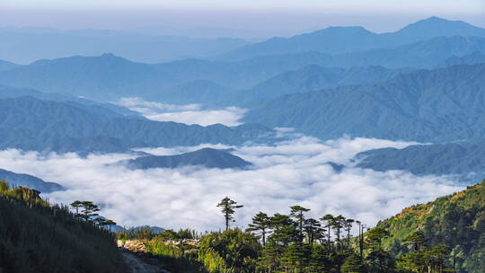 【延时】群山大地云海翻腾视频素材模板下载