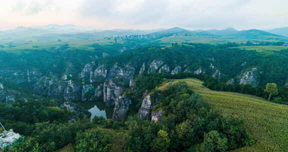 辽宁葫芦岛平潭大峡谷悟3航拍