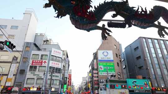 长崎，节日，日本，日本灯笼