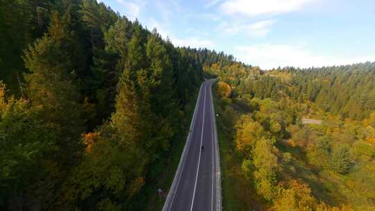 摩托车、Fpv、无人机、高速公路