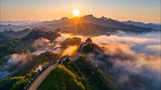 中国祖国大好河山航拍自然风景风光美丽中国