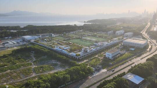福田海滨生态体育公园 AC米兰深圳足球学校视频素材模板下载