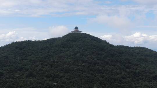 航拍湖南张家界天门山5A景区