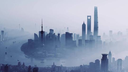 上海三件套大雾天