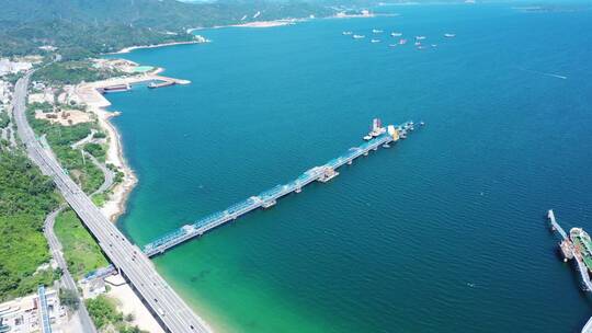 海上输气管道大景下摇