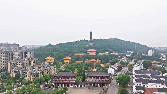 【合集】岳阳圣安古寺航拍