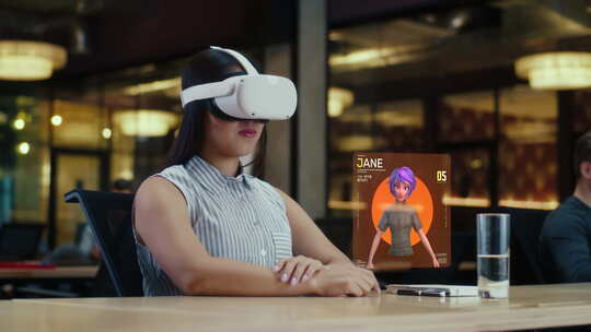 VR眼镜元宇宙浏览偶像