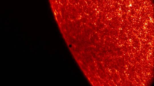 水星穿过太阳视频素材模板下载