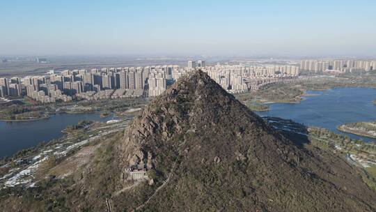 济南华山湖风景区视频素材模板下载