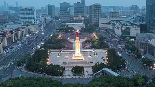 南昌八一广场升旗仪式