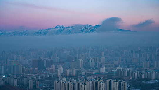 乌鲁木齐雅山8K延时