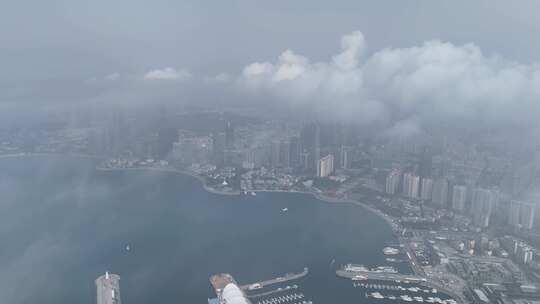 青岛地标浮山湾五四广场奥帆中心