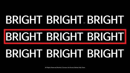 时尚动感标题字幕条图像过渡片场AE模板